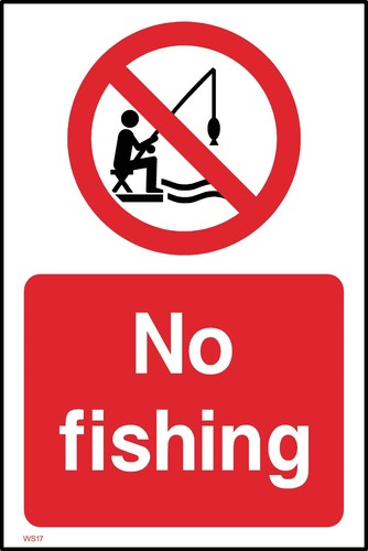 Fishing sign sticker - fishing,
