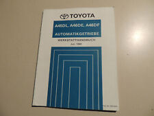 Toyota Hiace H100 Previa 07.1990 Workshop Manual Toyota Automatic Transmission