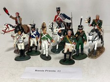 Del Prado 1:32 Military Figures Soldiers Horses Lead Metal Russia Prussia #2