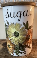 Vintage Floral Sugar Pot Crown