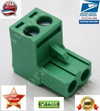 2 Pin / Pole - 5.08mm Green -Terminal Block - Pluggable Connector -Phoenix Plug 