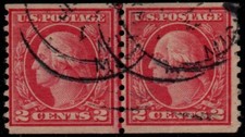 U.S. #454 F-VF Used Joint Line