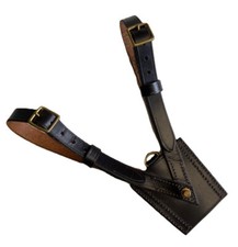 British Army Officers Sam Browne Leather Sword Frog Genuine Military