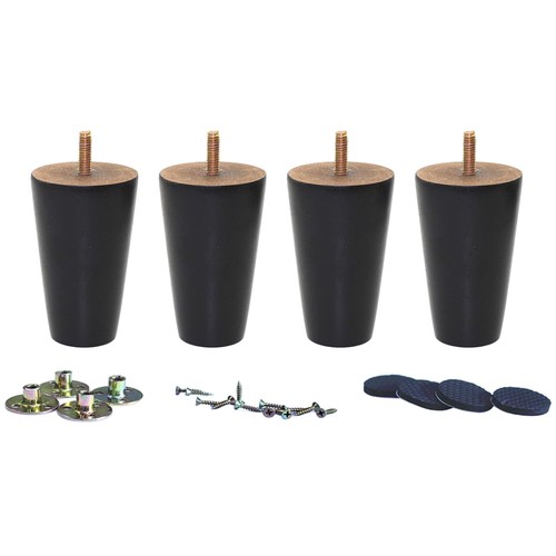 Modern black furniture legs - modern,