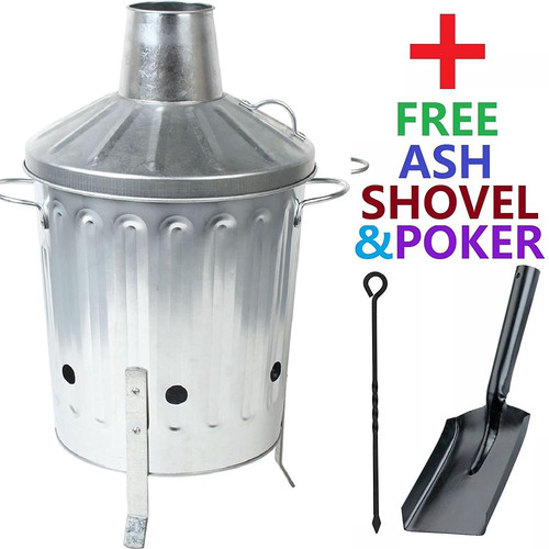 15l metal incinerator fire - metal,