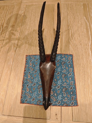 Hand carved african antelope - hand-carved,