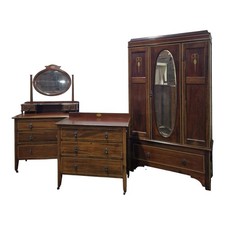 Antique mahogany bedroom suite
