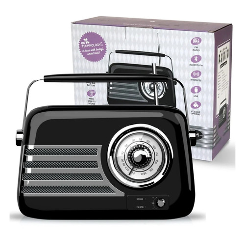 Retro portable radio - retro, fm