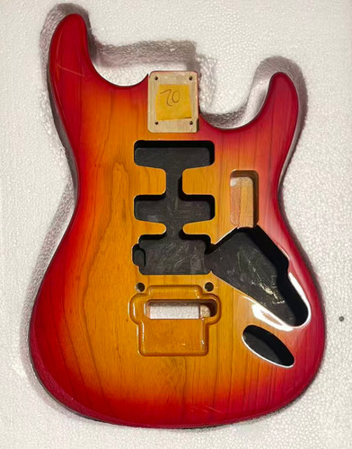 Sunburst guitar body - sunburst, &
