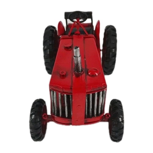 Tin plate red - red, tractor