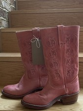 Vintage Pink Frye Boots USA