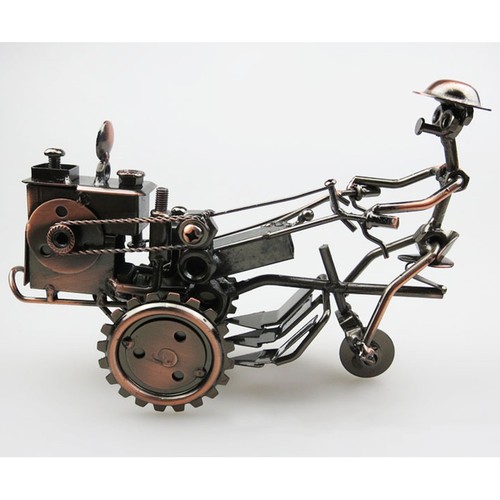 Vintage handmade tractor alloy - handmade,