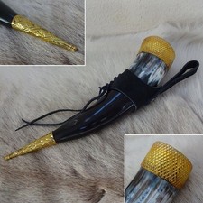 # Asgards Snake Top Viking Drinking Horn & Hanger Events LARP Re-enactment SALE