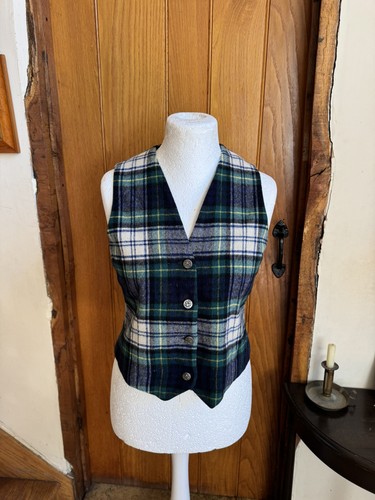 Vintage green tartan ladies - vintage,