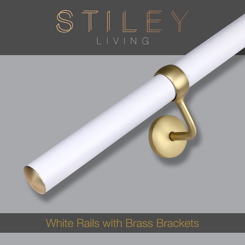Matt white indoor stair - matt,