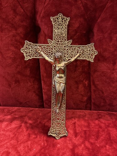 Catholic brass filigree - brass,