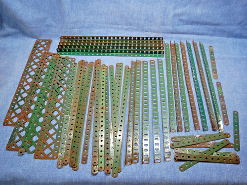 Vintage meccano perforated - vintage,