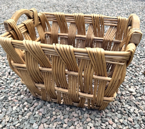 Wicker log storage - wicker, basket