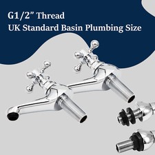 Traditional Twin Basin Taps