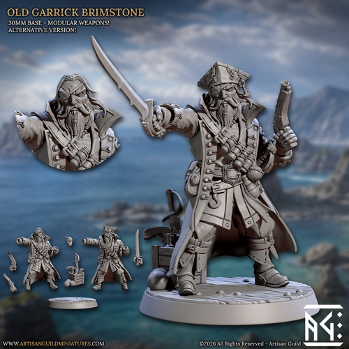 Old garrick brimstone pirate - old,