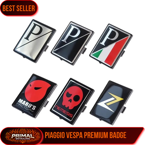 Vespa clip style badge - style,