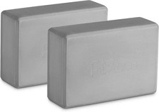 Yoga Blocks 2pcs Gym Bricks Comfortable Fitness Yoga Anti-Slip Pilates Practice