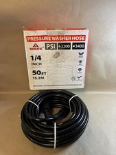 YAMATIC 1/4" Pressure Washer 50’ Hose 3200 PSI Power Washer Hose Kink-Free M22