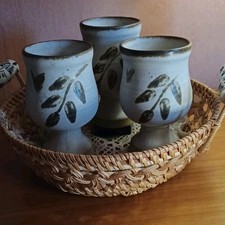 Three Studio Pottery drinking