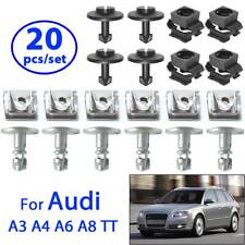 Engine Undertray Underbody Shield Clips Fastener Kit For Audi A4 B6 A6 A8 TT Mk1