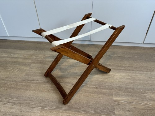 Vintage wooden folding luggage - folding,