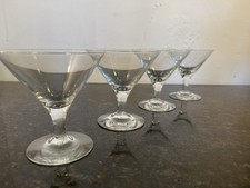 Vintage Martini Glasses Set 4