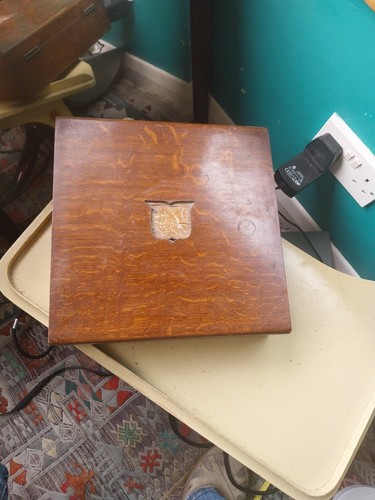 Vintage wooden square - wooden,