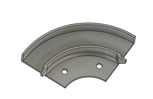 Pair tambour door track - pair,