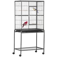 PawHut Rolling Bird Cage w/