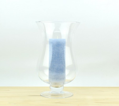 Large glass hurricane - large, lantern