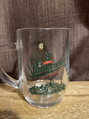 Staropramen pint beer tankard - staropramen,