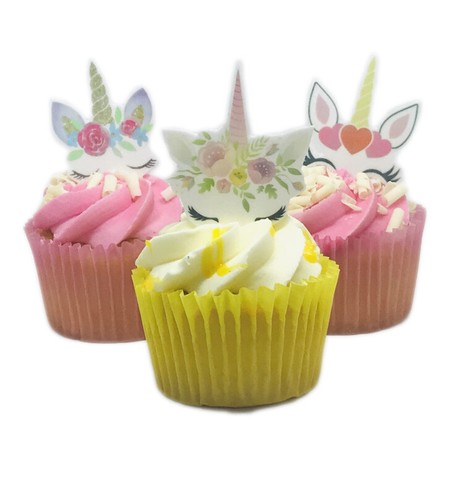 Cake toppers unicorn flower - cake,