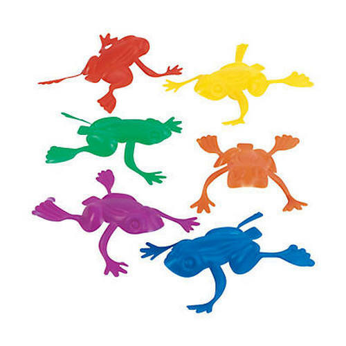24x jumping frogs - toy, party