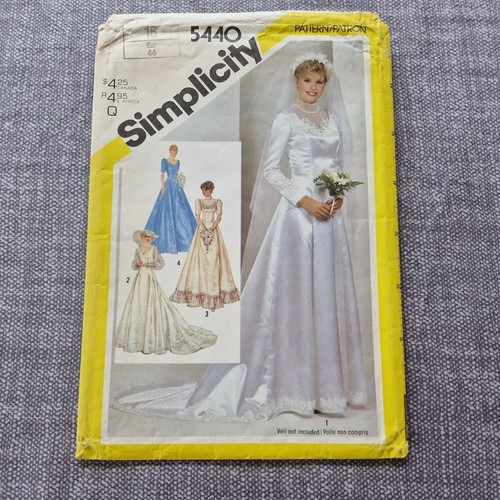 1980s wedding dress sewing - 1980s,