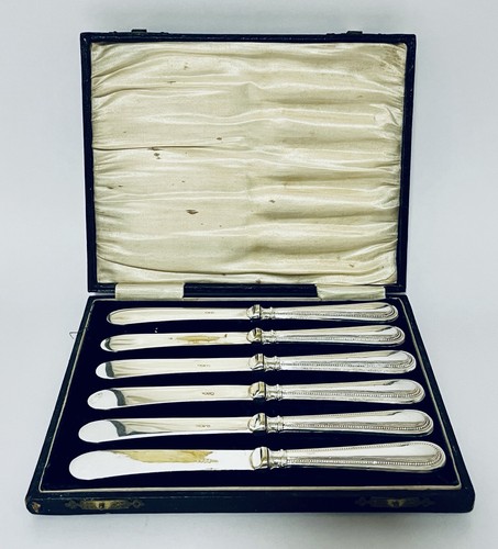 Set antique butter knives - of,