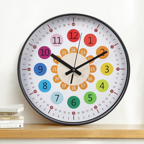 Inch telling time - 12-inch, teaching
