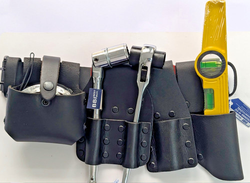 Scaffold leather tool belt - leather,