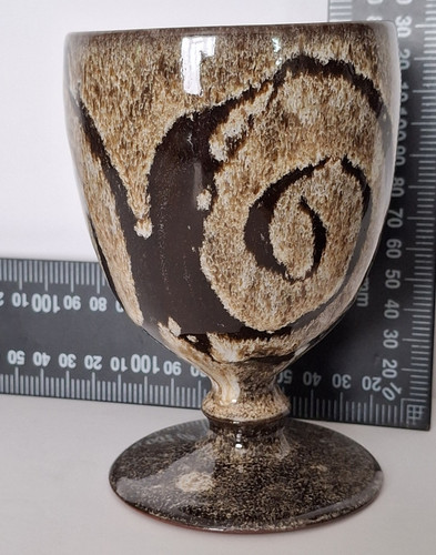 Woburn pottery ceramic footed - pottery,