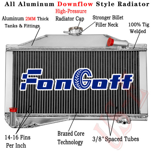 2row aluminium radiator - 2row,