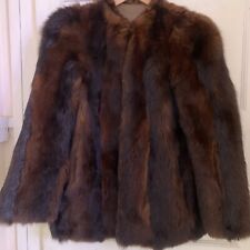 Real fur coat vintage thick warm elegant fur  perfect gift quality coat