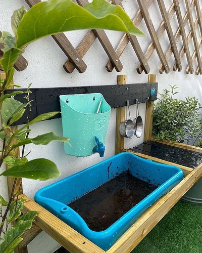 Garden mud kitchen playhouse - garden,