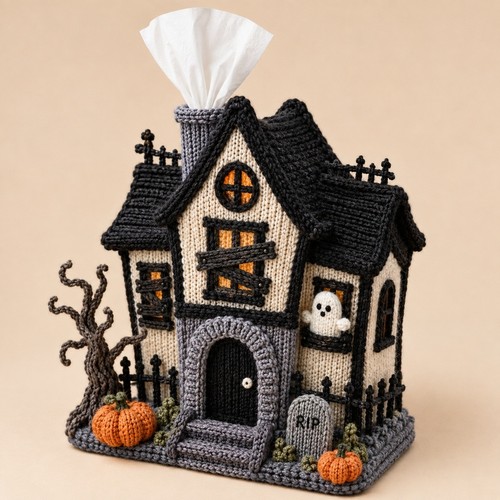 Haunted house tissue - tissue, cover