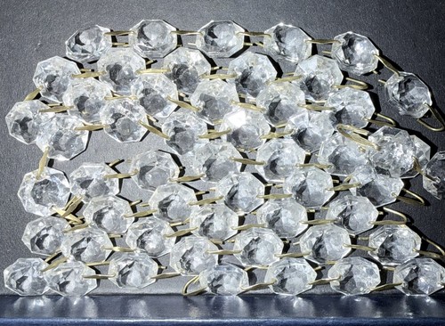 Vintage faceted lead - faceted, crystal
