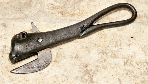 Antique english cast iron bull - english,