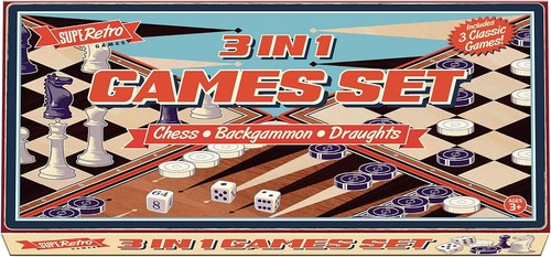 Backgammon set chess - set, &